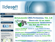 Tablet Screenshot of iidesoft.com.mx